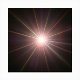 Rays Of Light Canvas Print