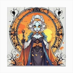 Halloween Queen Canvas Print