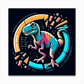 Dinosaur T - Rex Canvas Print