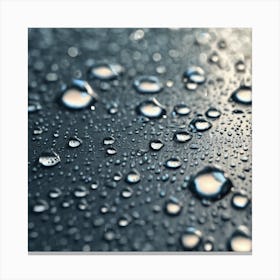 Water Droplets 17 Canvas Print