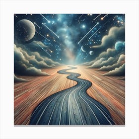 Road To The Stars Canvas Print