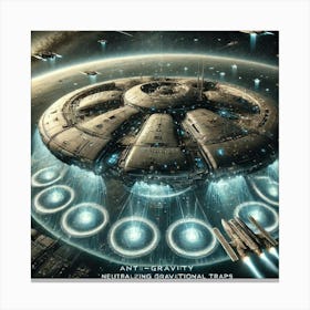 A Highly Detailed Science Fiction Illustration Sho Canvas Print