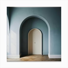 Empty Room With Arched Door 2 Canvas Print