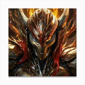 Image Of A Warriorhjn Canvas Print