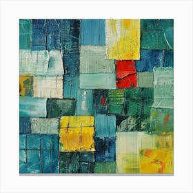 Abstract Squares 16 Canvas Print