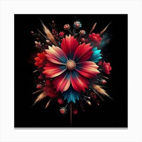 Flower Painting Canvas Print