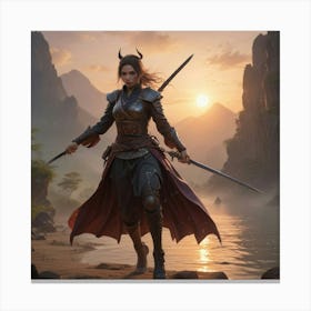 Elder Scrolls Canvas Print