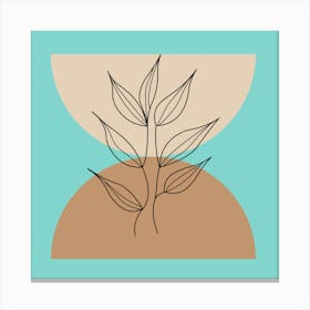 Illustration Of A Plant Canvas Print