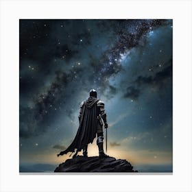 Batman In Space Canvas Print