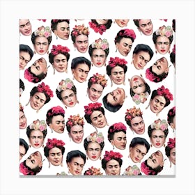 Women Head Canvas Print