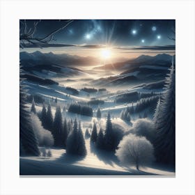 The Beauty of Winter Canvas Print