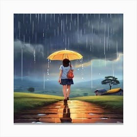 Rainy Day 1 Canvas Print