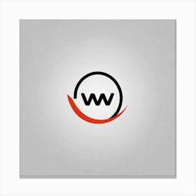 Logo For W Canvas Print