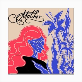Mother'S Day Square Canvas Print