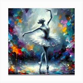 For The Love Of Ballet 4 Canvas Print