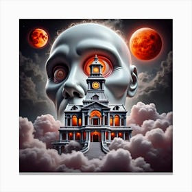 Haunted House Canvas Print