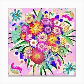 Bouquet Of Flowers Canvas Print