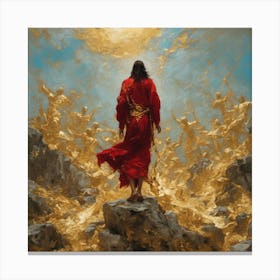 Jesus Ascending Canvas Print