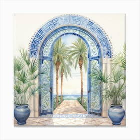 Doorway To The Beach Canvas Print