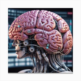 Brain Of A Robot 6 Canvas Print