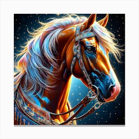 Creative Horse Beauty Illustration Nr 195 Canvas Print