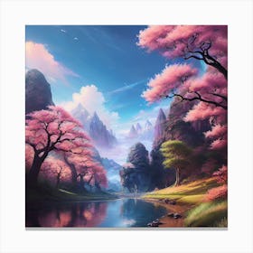 Cherry Blossoms 34 Canvas Print