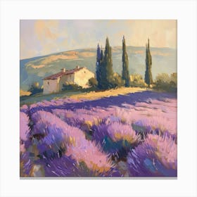 Lavender Field 4 Canvas Print