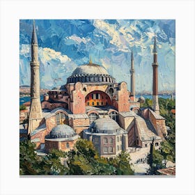 Hagia Sophia Church Canvas Print