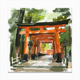 Fushimi Inari 3 Canvas Print