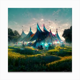 Tent a head Canvas Print