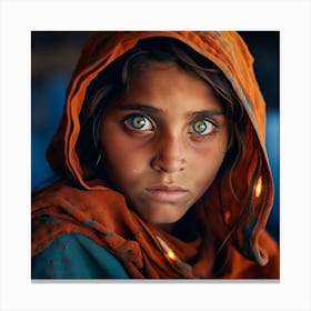 Afghan Girl Canvas Print