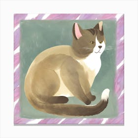 Cat Portrait 3 Canvas Print