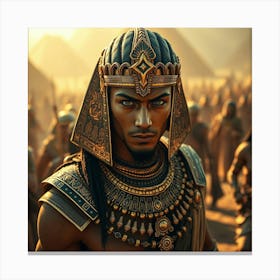 Egyptian Warrior 11 Canvas Print