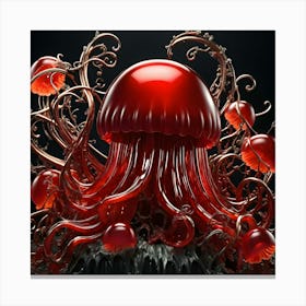 Red Jelly 16 Canvas Print