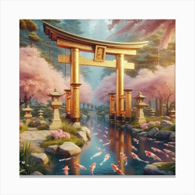 Japanese Garden 16 Canvas Print