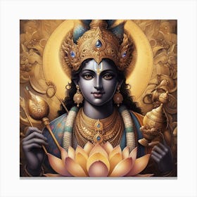 Lord Krishna 8 Canvas Print