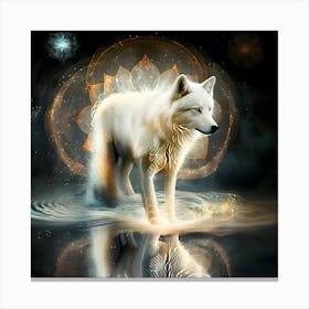 White Wolf 3 Canvas Print