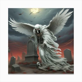 Angel Of Death 10 Canvas Print