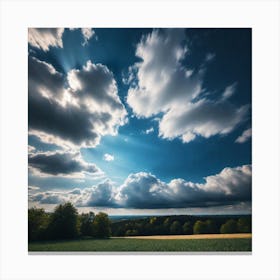 Cloudy Sky 9 Canvas Print