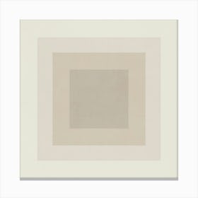 Minimalist Abstract Geometries - Gray 01 Canvas Print