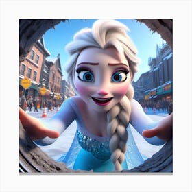 Frozen Princess Canvas Print