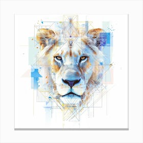 Lion Art Canvas Print