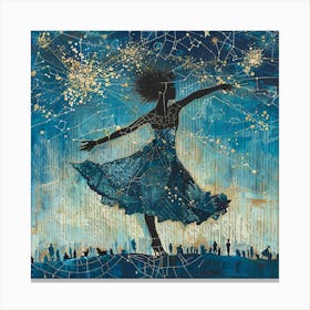 Craft An Intricate Illustration That Merges Jacqueline 4 Canvas Print