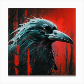 Raven Canvas Print