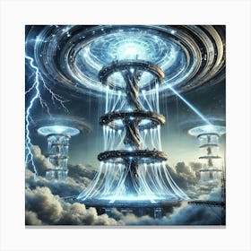 Aether Towers Canvas Print