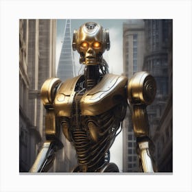 Cyborg 8 Canvas Print