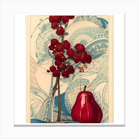 Red Pear Canvas Print