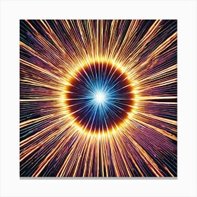 Rays Of Light Canvas Print