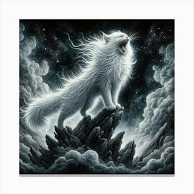 White Wolf 1 Canvas Print