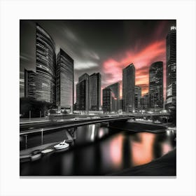 Singapore Skyline Canvas Print